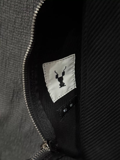 rick owens embroidered backpack bag