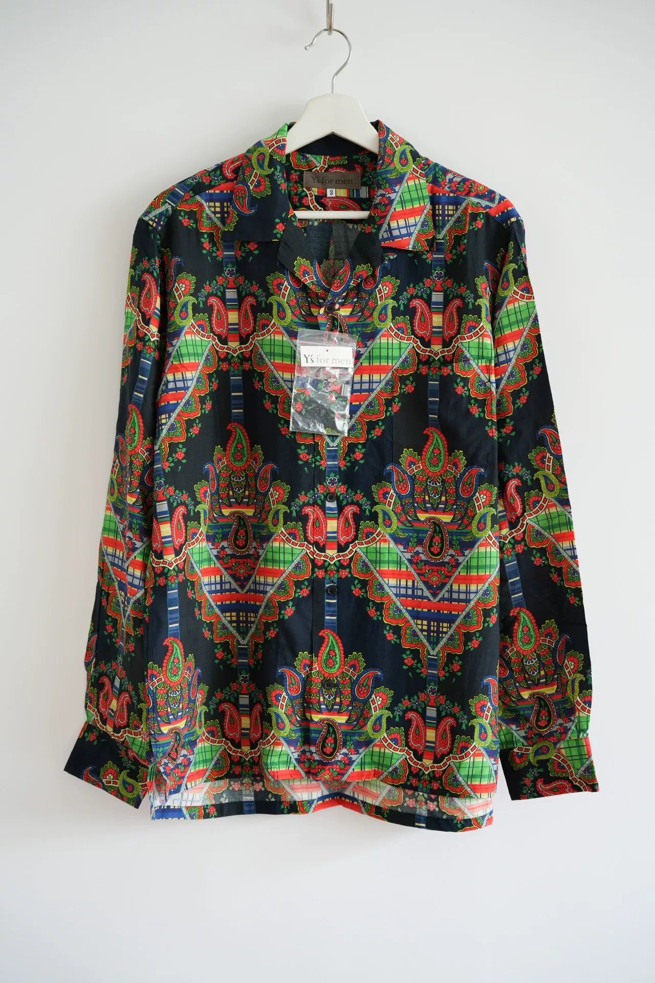 Yohji Yamamoto Silk Printed Shirt 04ss