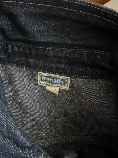 limited edition iron-buttoned denim shirt