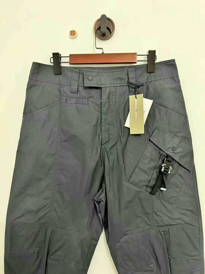 dior dark gray utility cargo pants