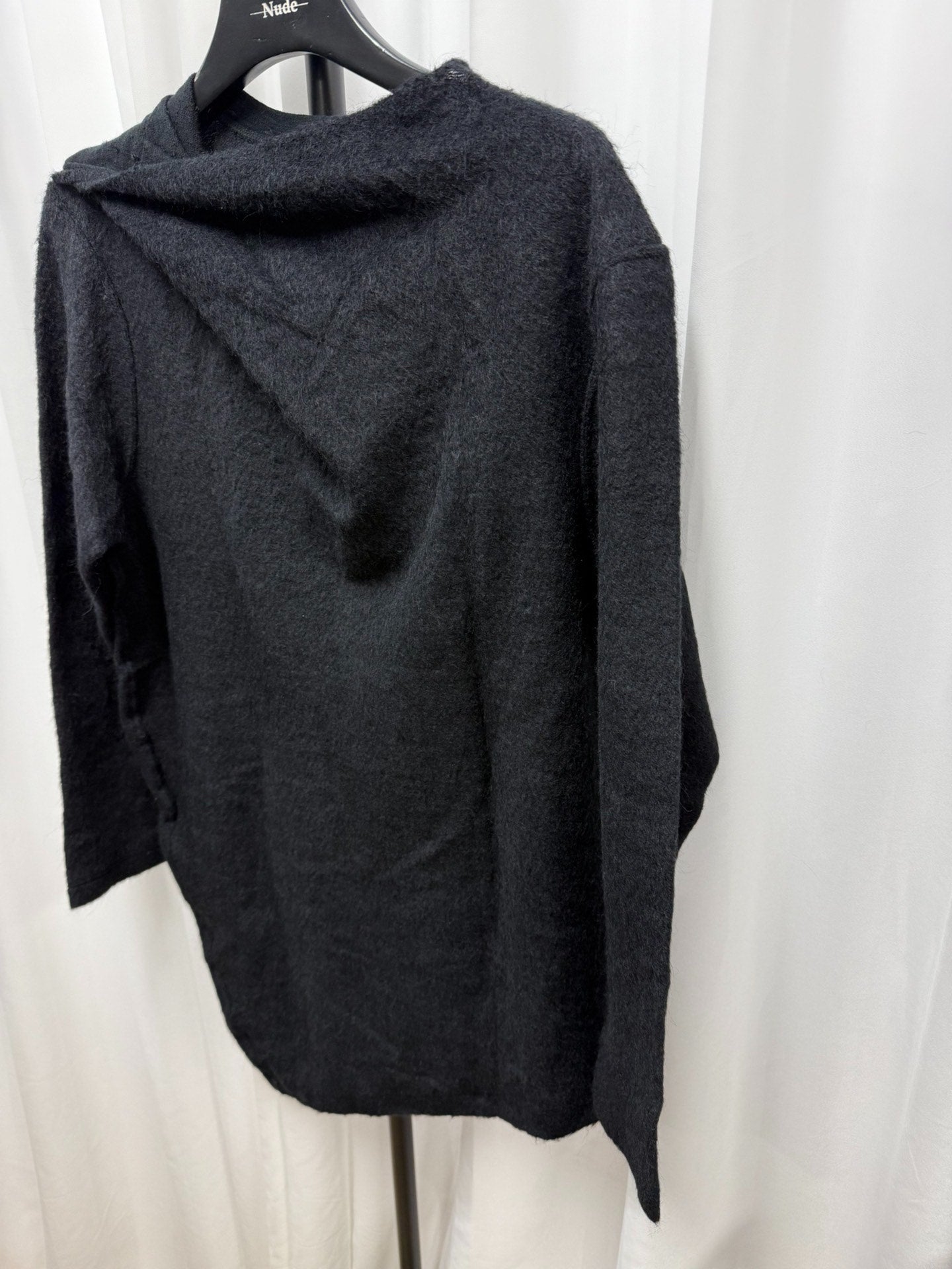 Julius 7 Plush Scarf Collar Longsleeve