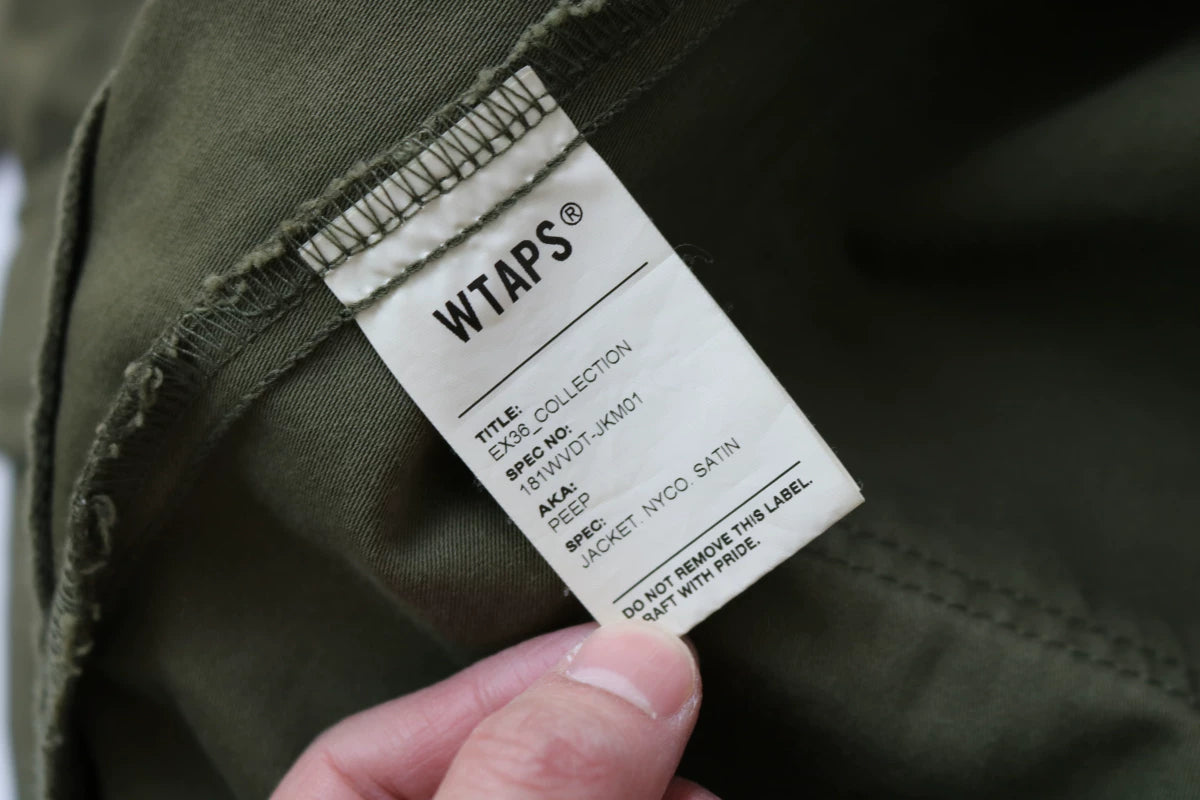WTAPS PEEP JACKET NYCO SATIN 18SS