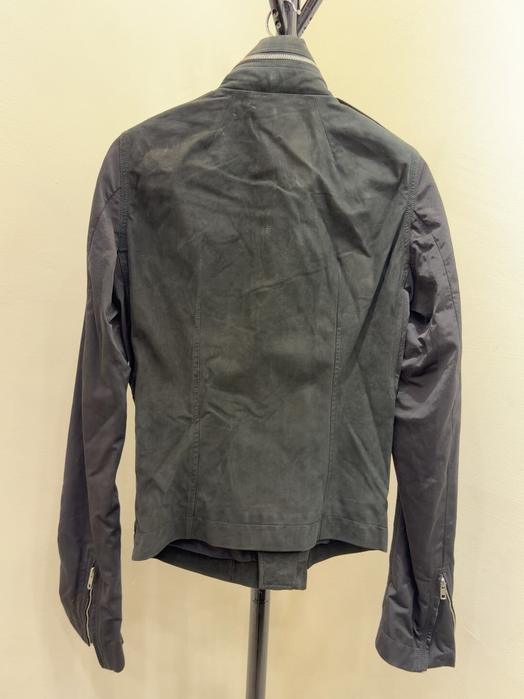 Rick Owens Leather Biker Jacket for Men