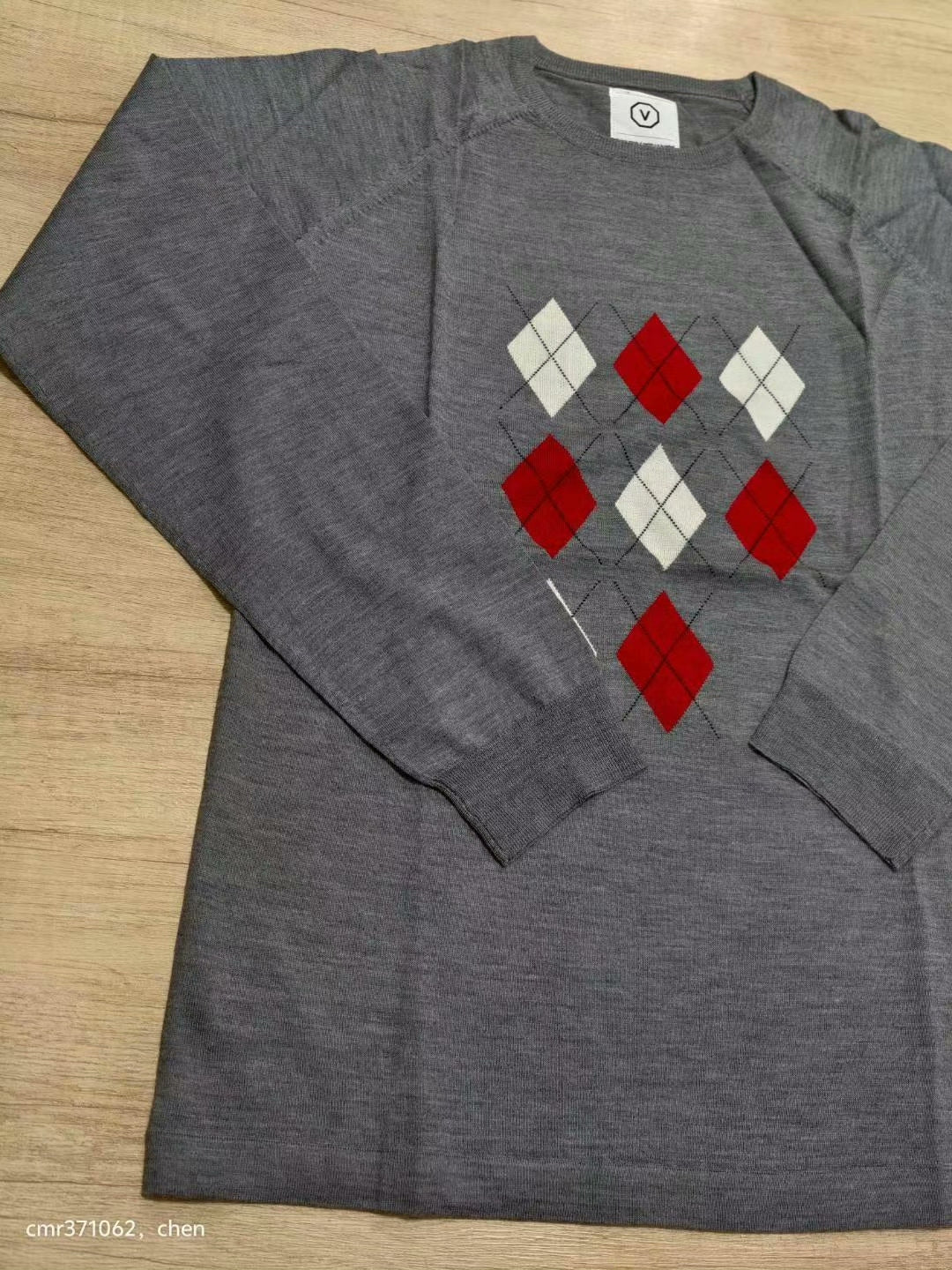 visvim diamante crew neck knit