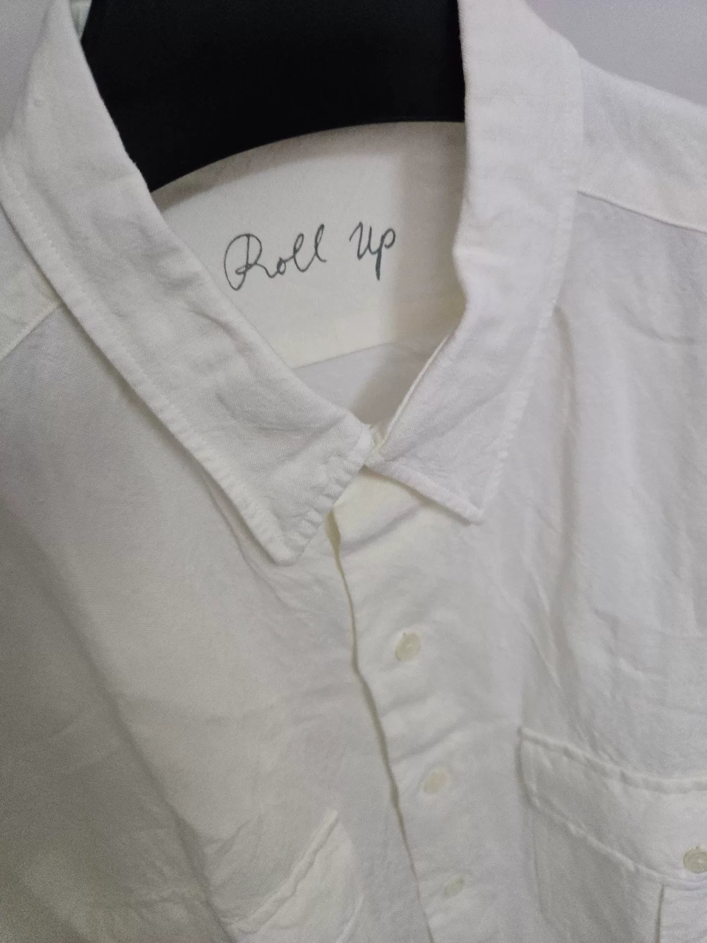 Porter Classic Bamboo Linen White Shirt
