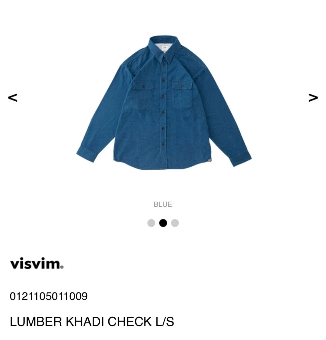visvim 21ss Lumber Khadi Check L/S Shirt