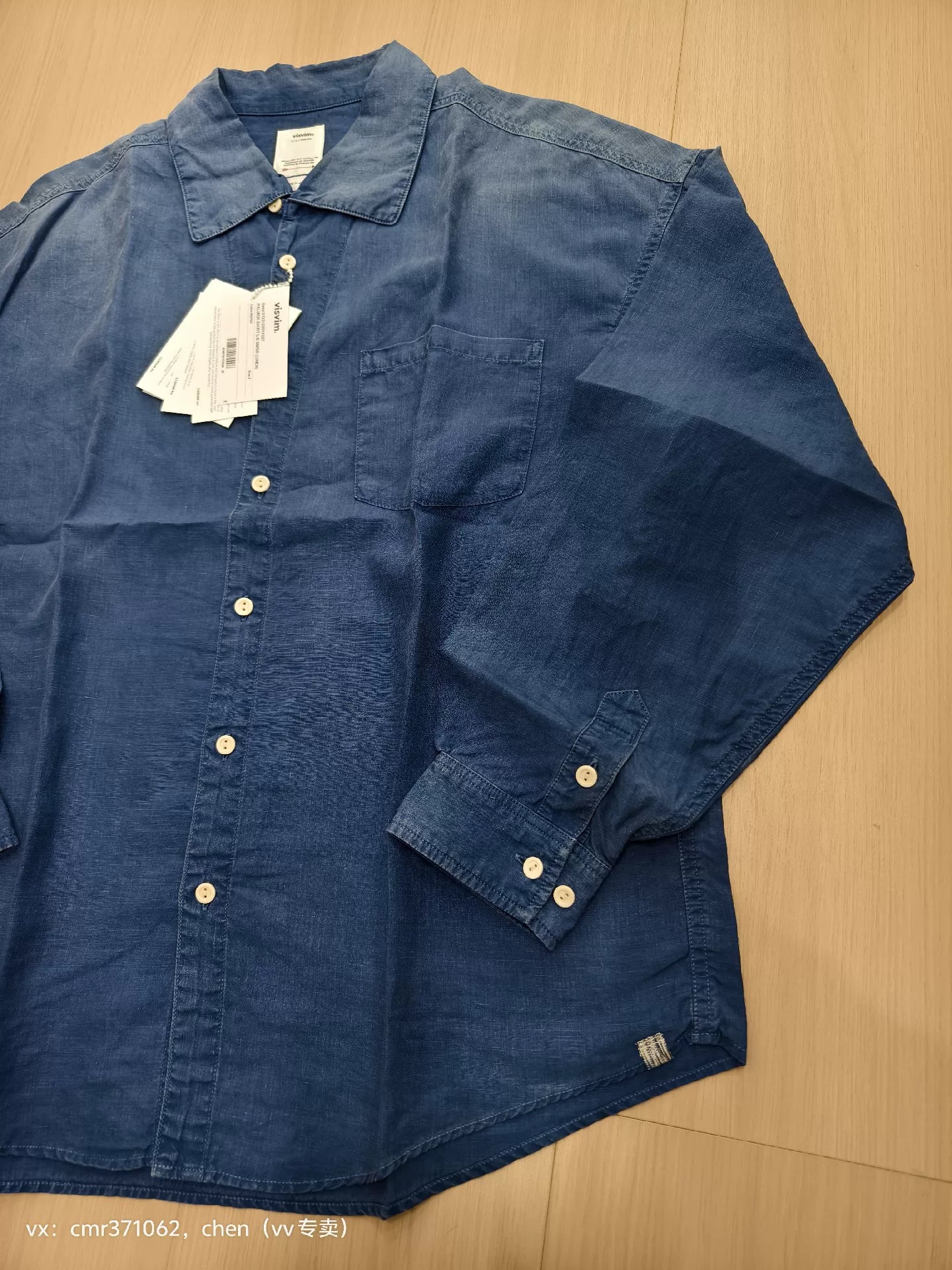 VISVIM 23SS PALMER SHIRT L/S DMGD