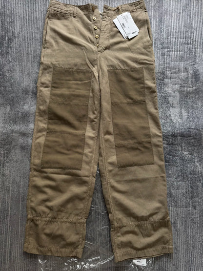 visvim wide chino pants in beige