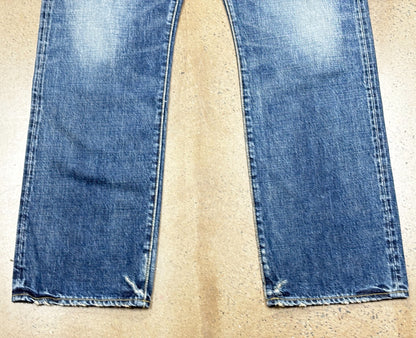Visvim Social Sculpture Damaged Denim Pants