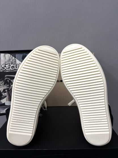 Rick Owens 26SS High-Top Canvas Shoes