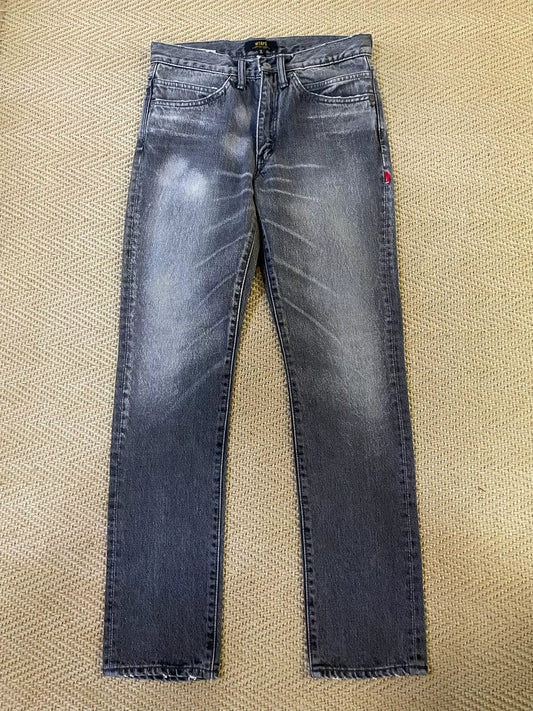 wtaps very skinny black trousers