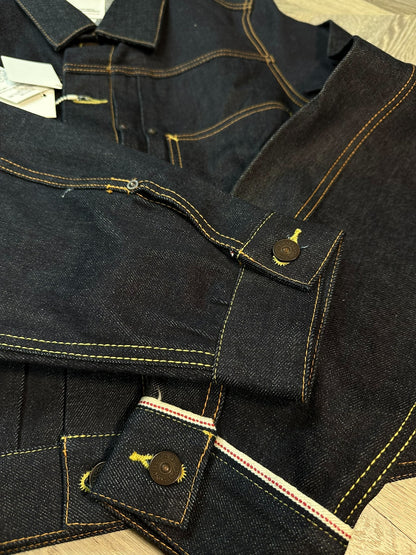 visvim shorty chore jacket unwashed denim