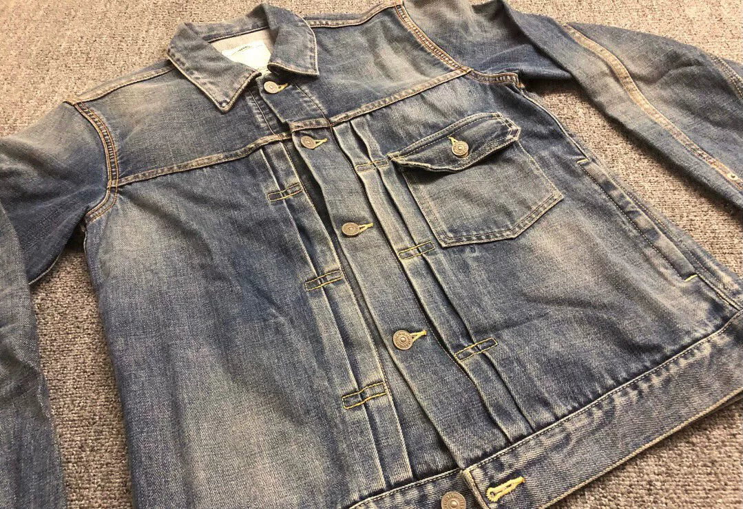 VISVIM 102 DMGD SS Denim Jacket
