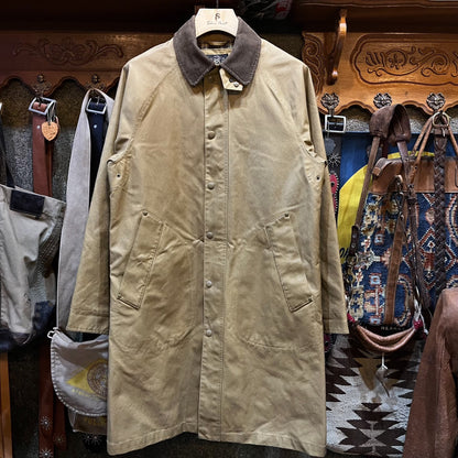 RRL Double RL Oiled Wax Trench Coat