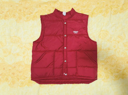 tokyo indians racing vest red embroidered logo