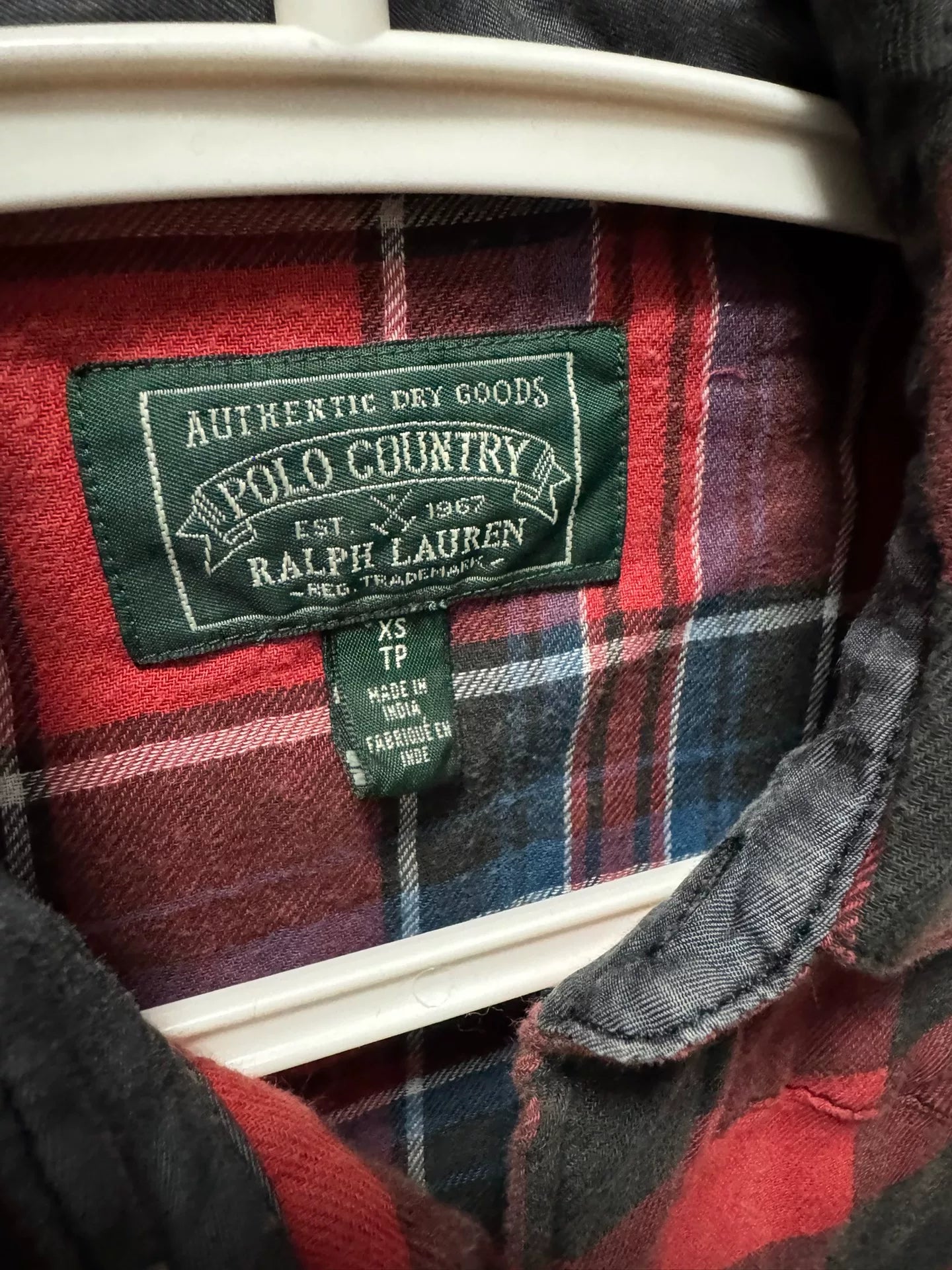 red plaid western shirt by Polo RRL