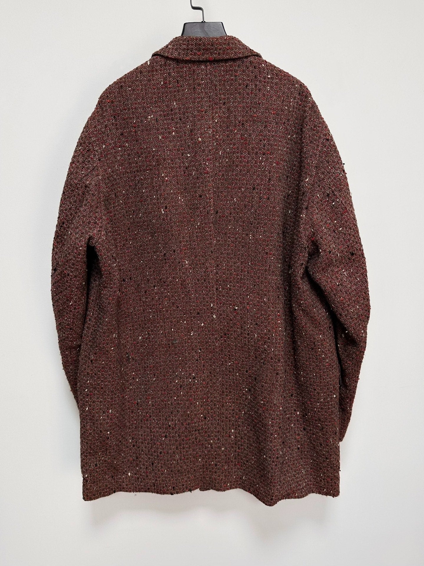 Y's for Men Hand-Knit Multi Wool Coat