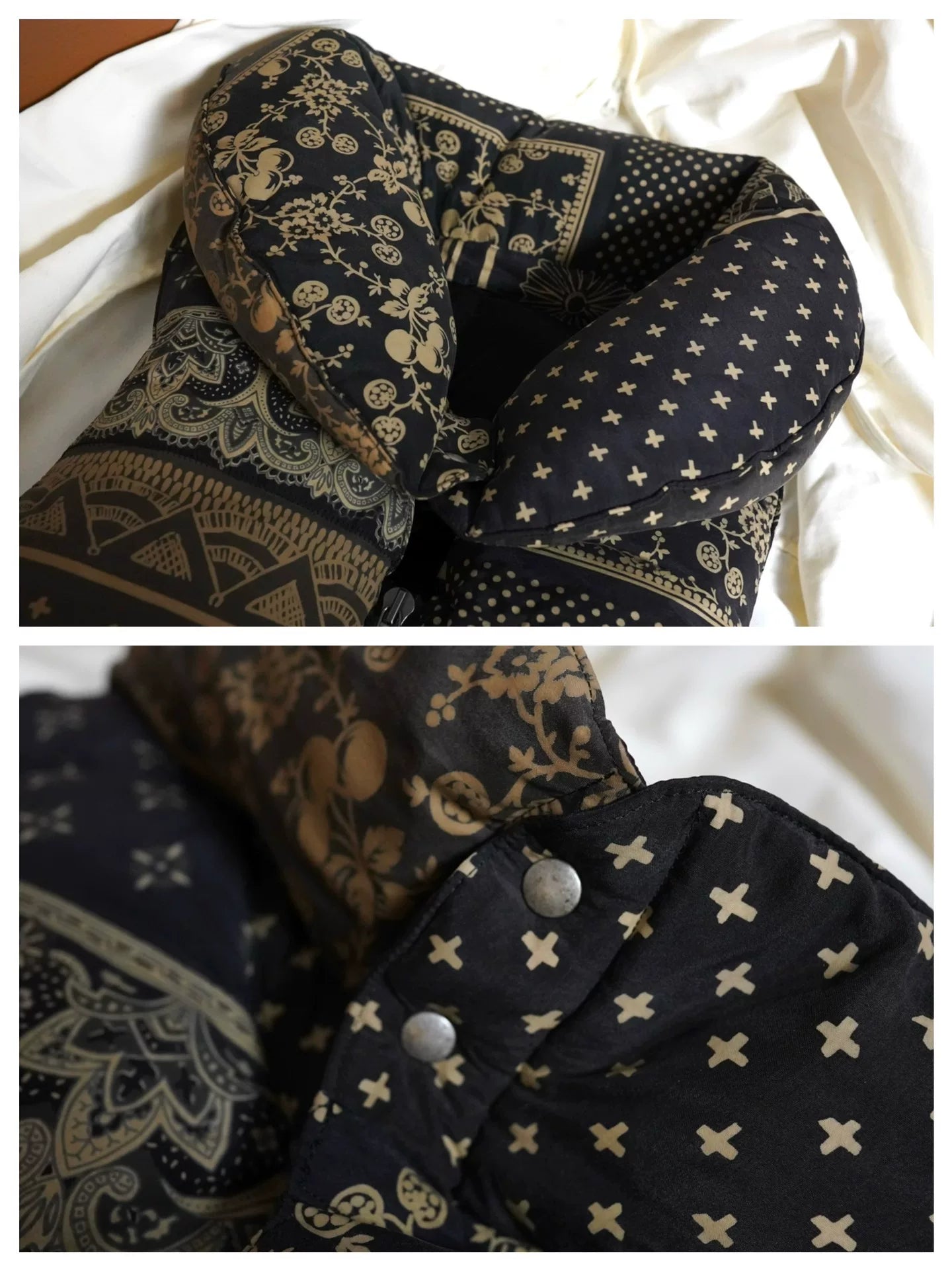 VISVIM P.F.D Down Vest Silk Bandana