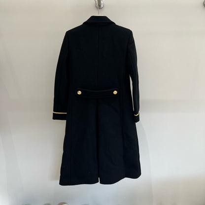 Saint Laurent YSL Runway Gold Button Wool Coat