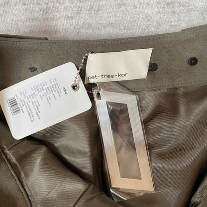 alfalfa wide-leg pants in olive green