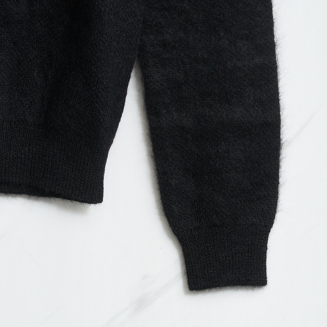 Saint Laurent Men's Black Crewneck Sweater