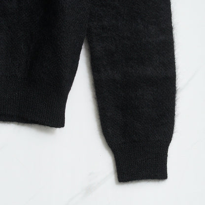Saint Laurent Men's Black Crewneck Sweater