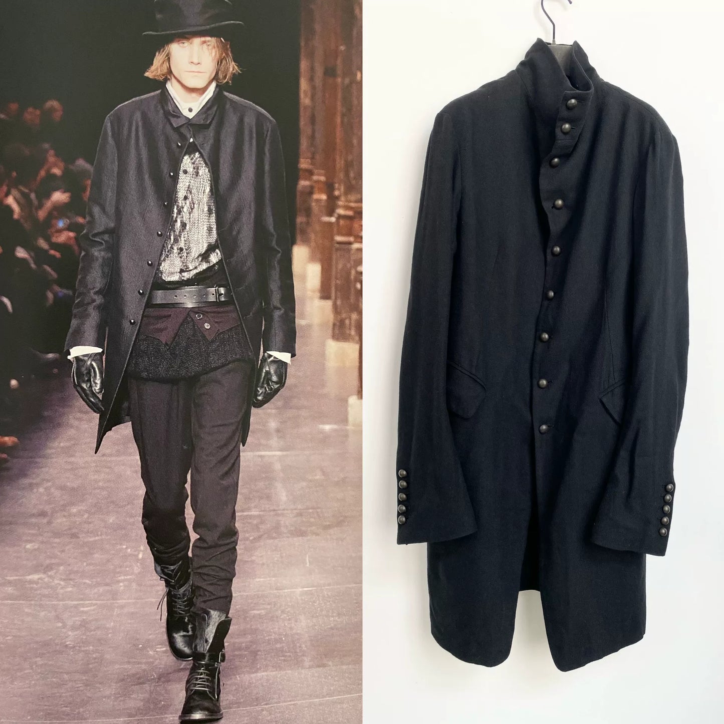 Ann Demeulemeester 2009 Court Style Coat