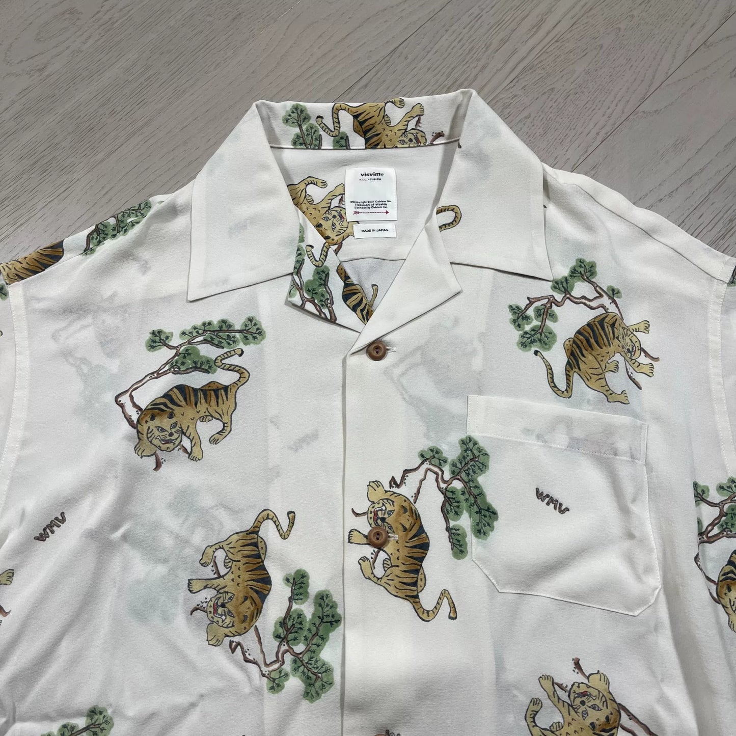 VISVIM 24SS COPA S/S Silk Tiger Shirt