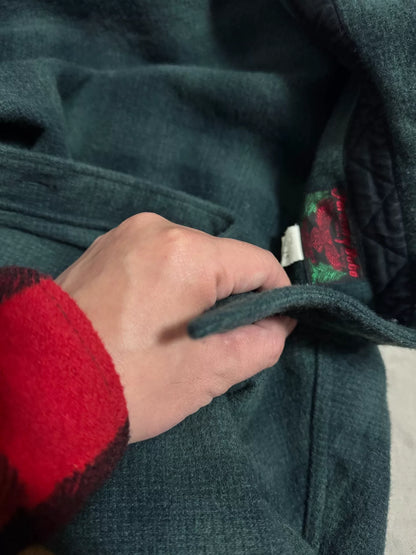 Heavyweight Wool Hunting Shirt in Green