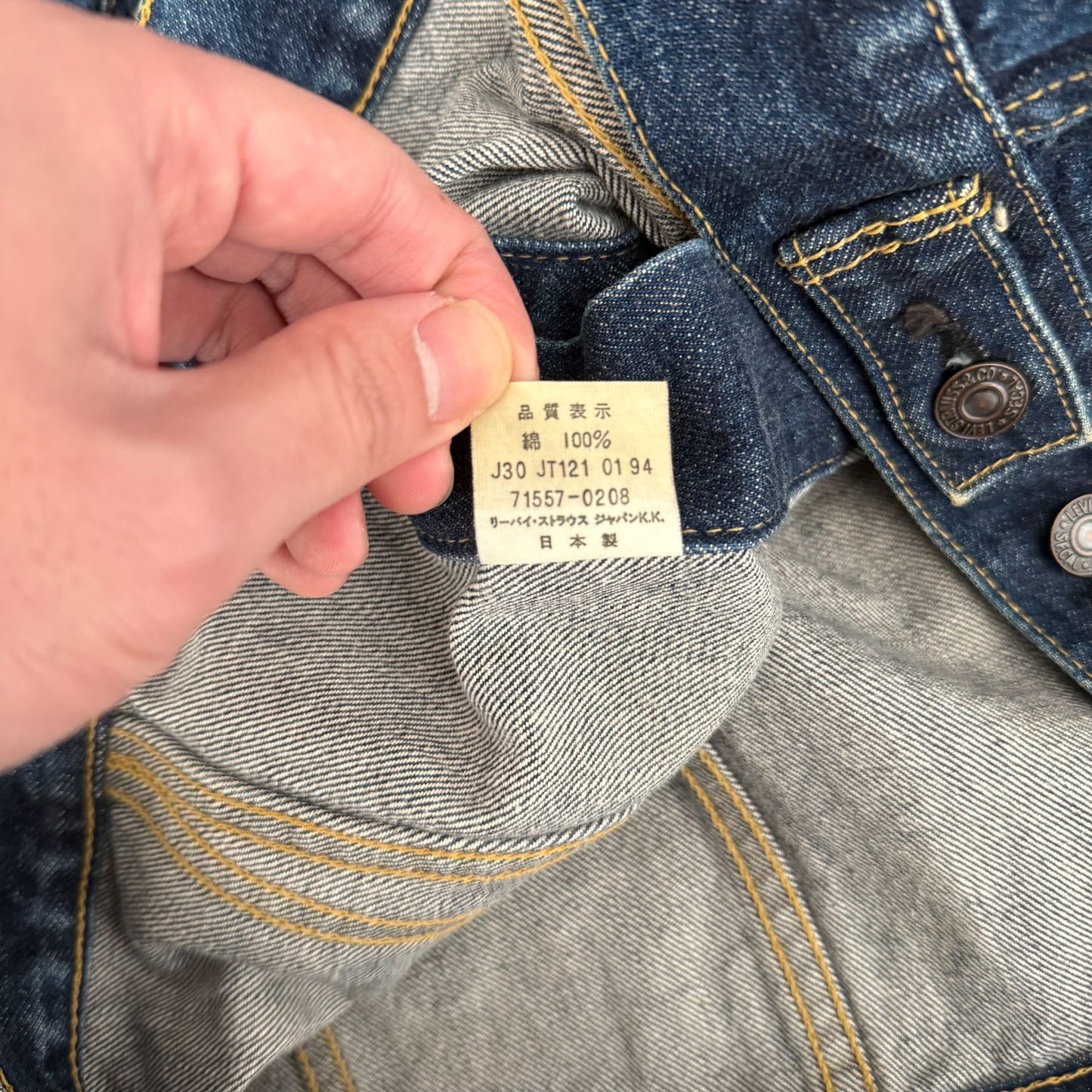 Levi's LVC71557 J30 Type3 Denim Jacket