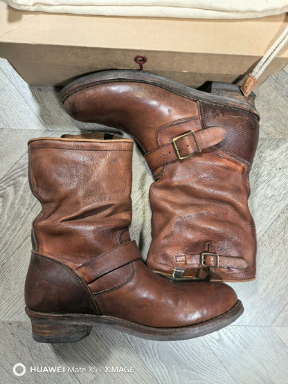 visvim mud dye engineer boots