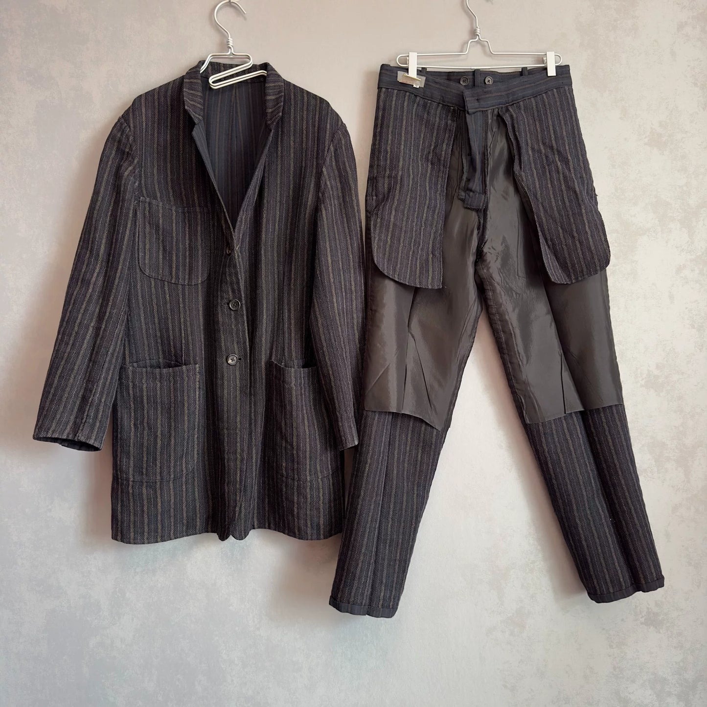 Yohji Yamamoto 98SS Linen Double-Sided Set