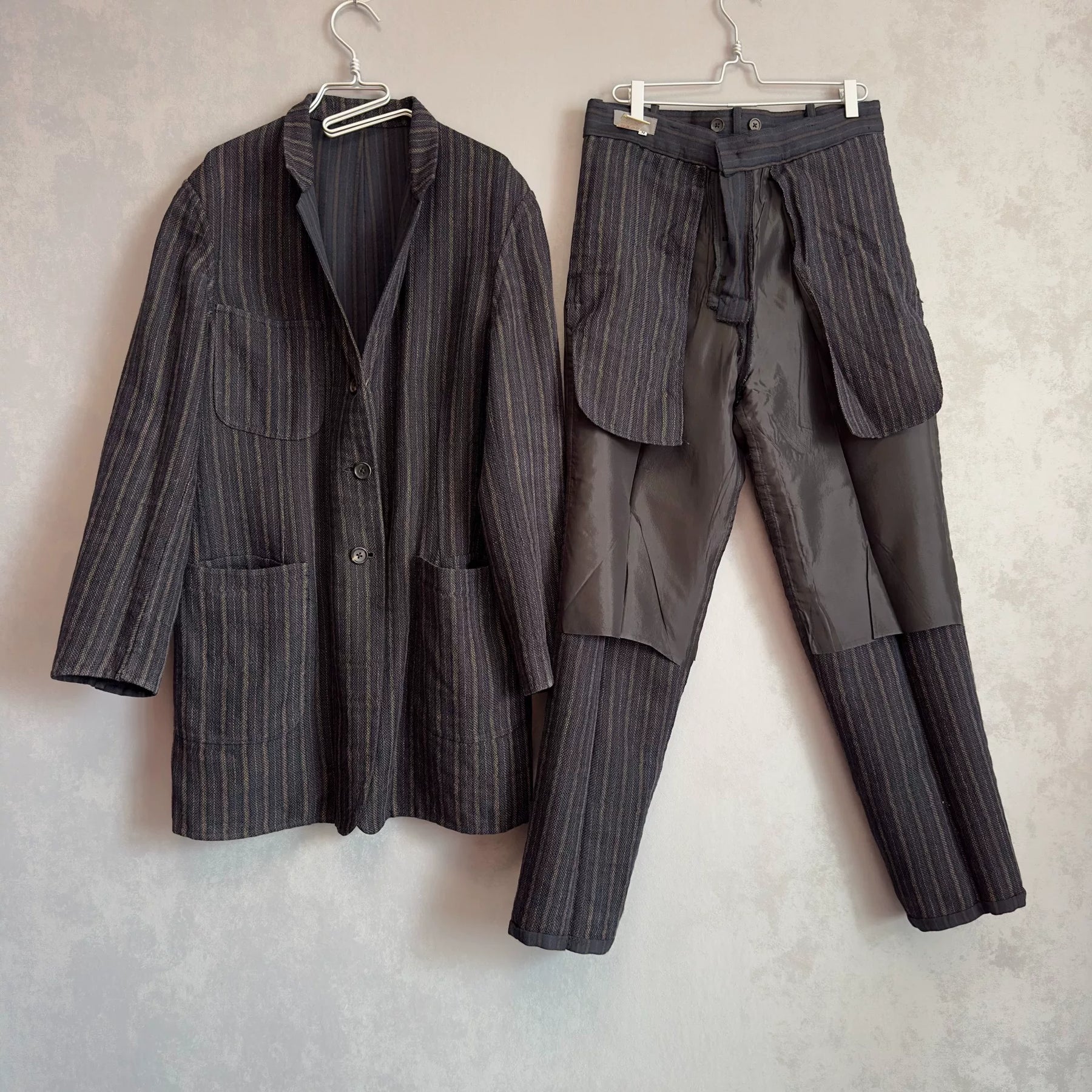 Yohji Yamamoto 98SS Linen Double-Sided Set