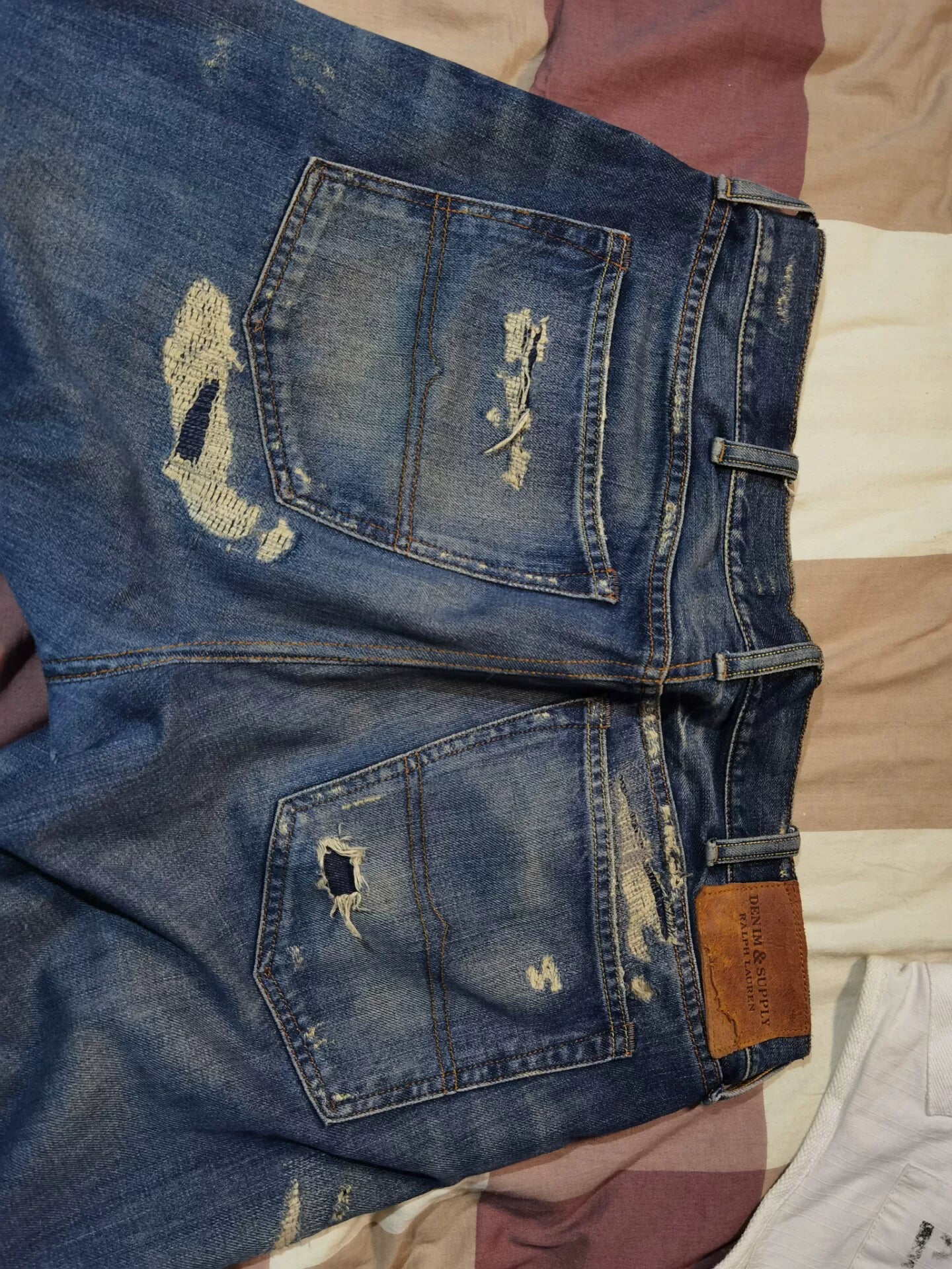 Ralph Lauren Denim&Supply Extreme Distressed Jeans
