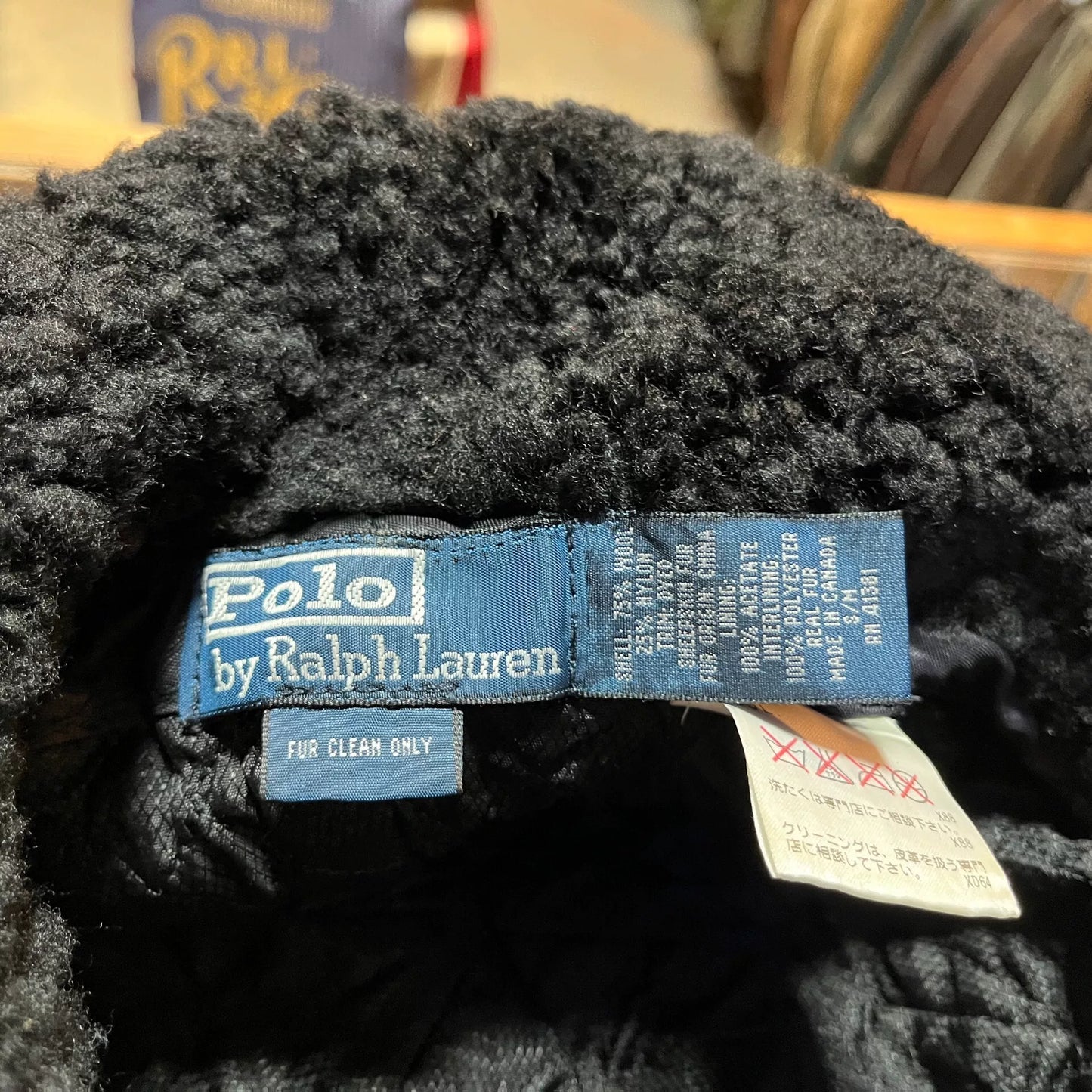ralph lauren wool winter hat with ear flaps