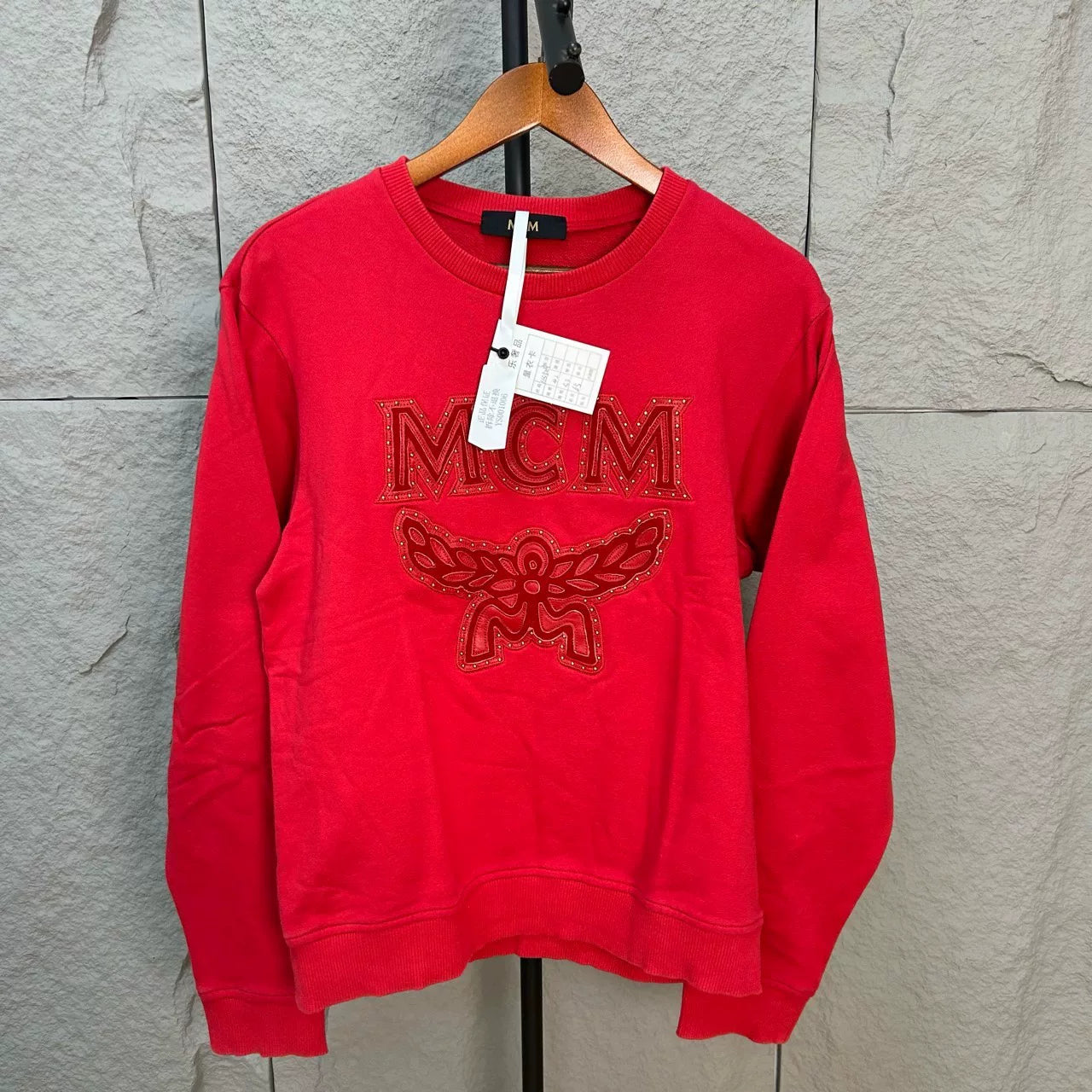 MCM Classic Red Sweatshirt Size 165