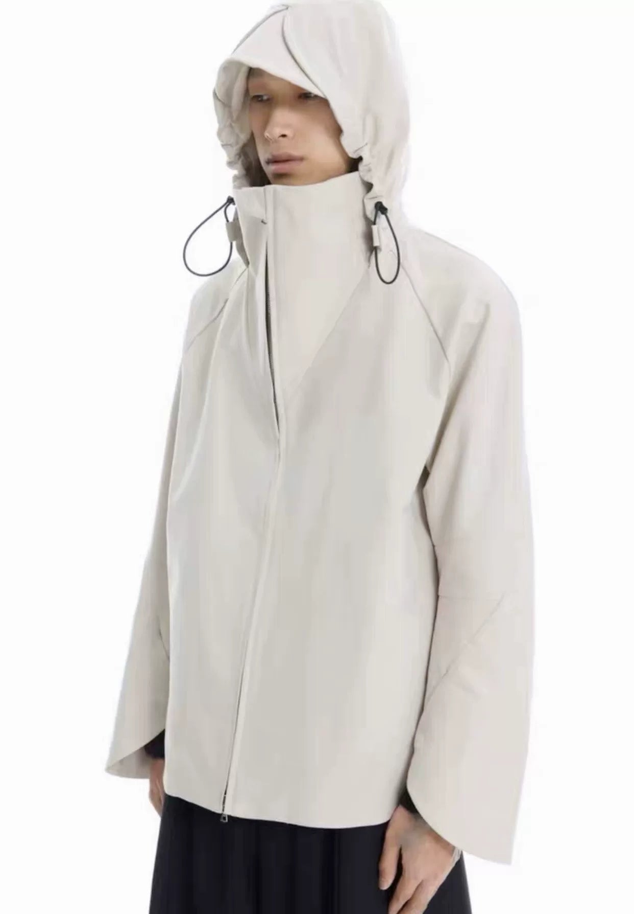 Pet Tree Kor Windbreaker Jacket in Beige