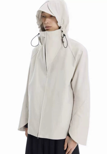 Pet Tree Kor Windbreaker Jacket in Beige