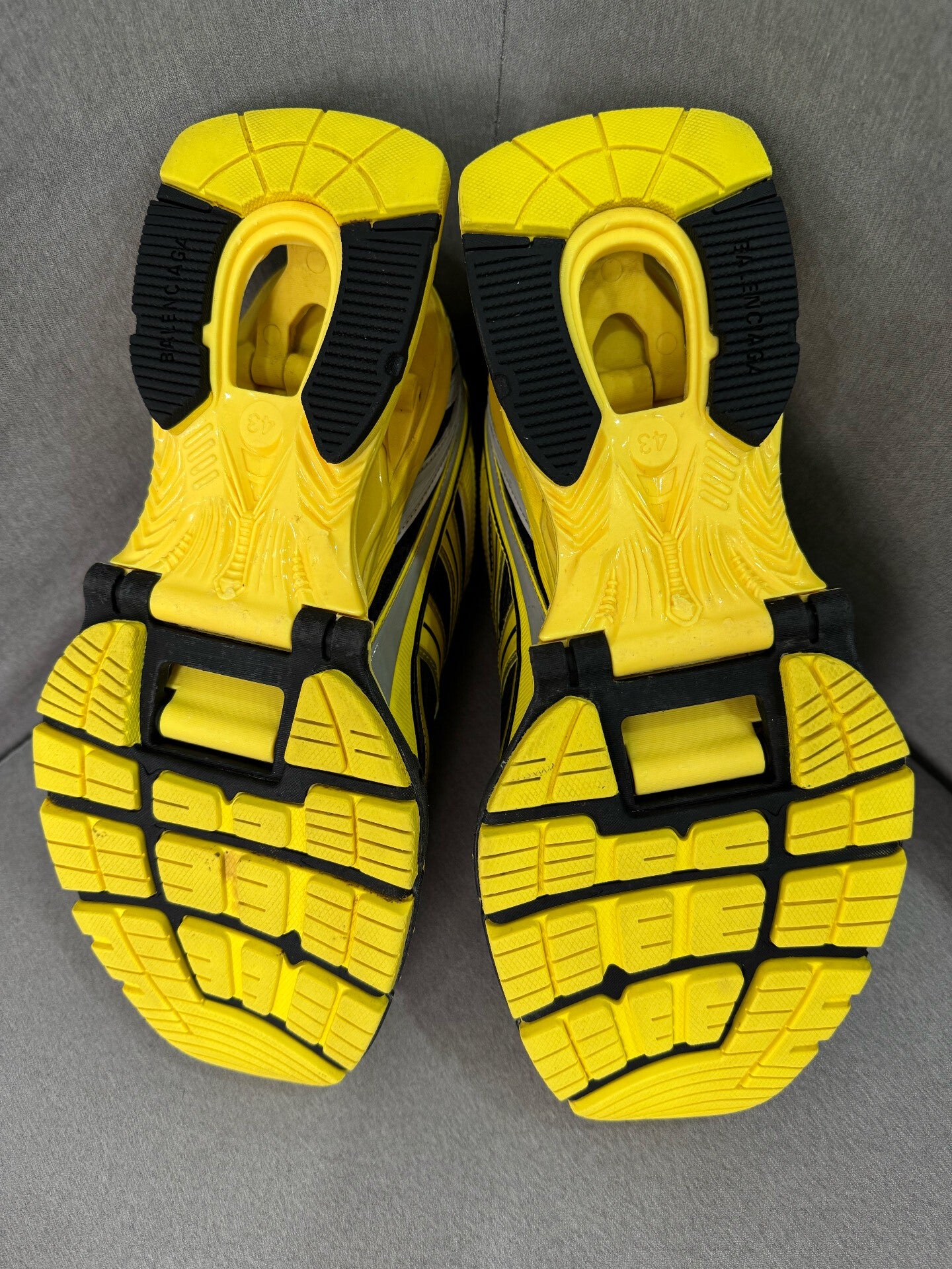 balenciaga xpander black and yellow sneakers