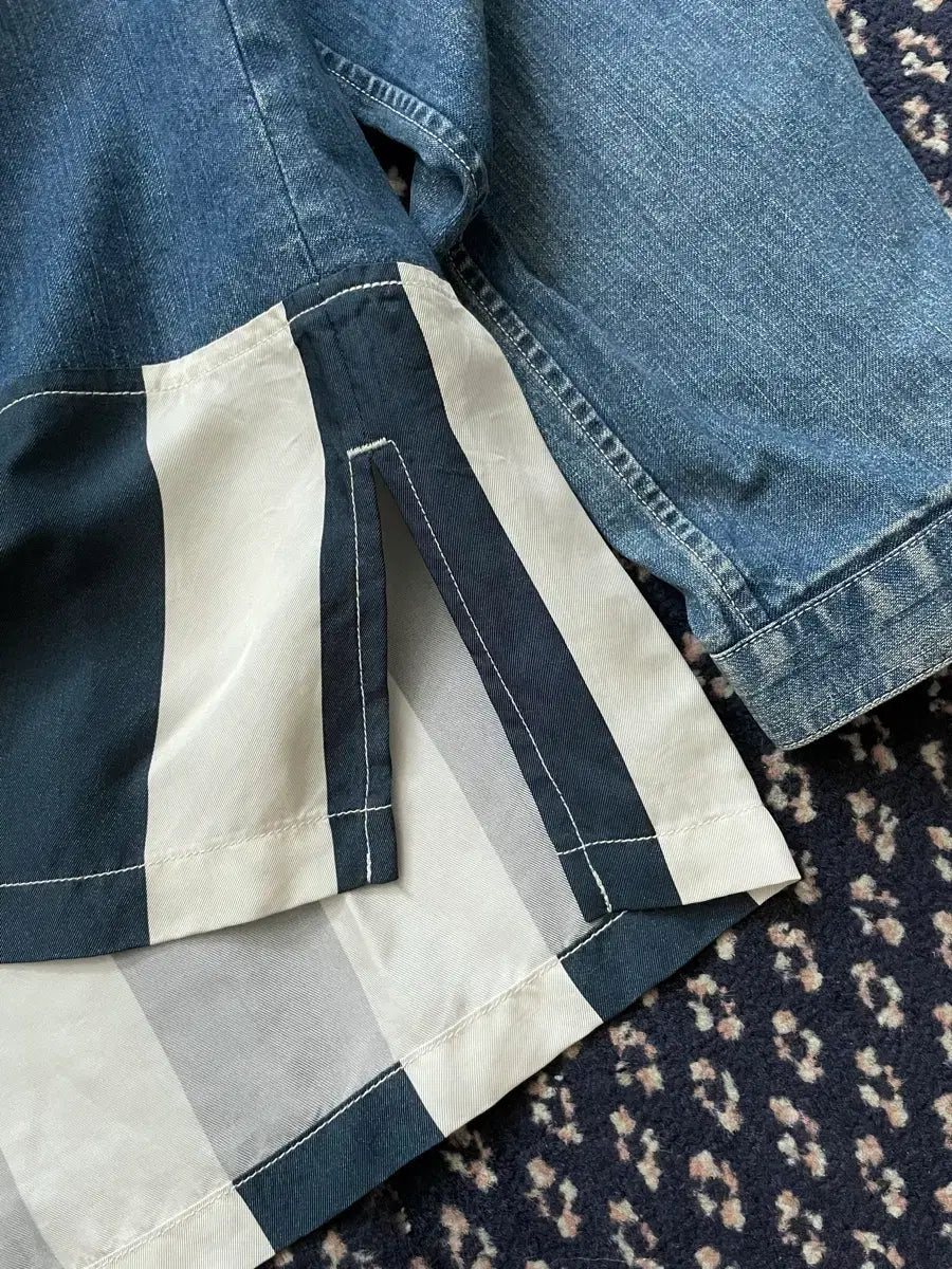 Visvim Border Tunic Striped Hem