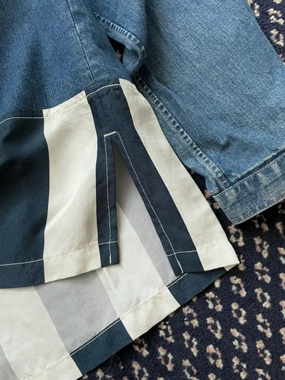 Visvim Border Tunic Striped Hem