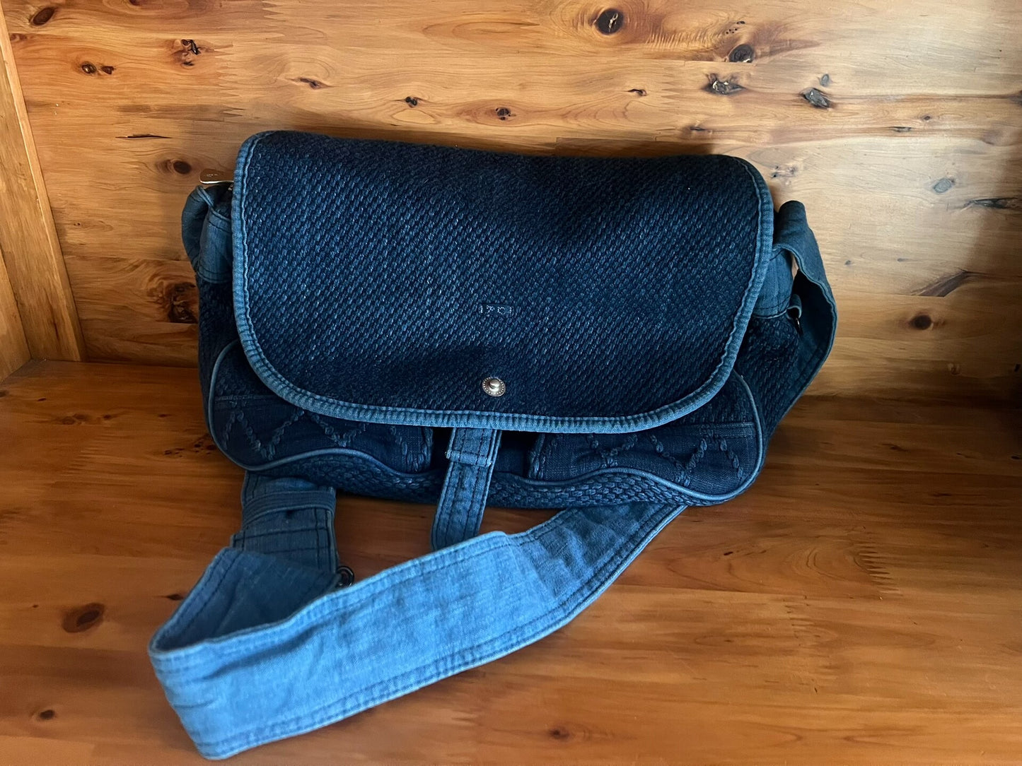 porter classic kendo shoulder bag blue dye