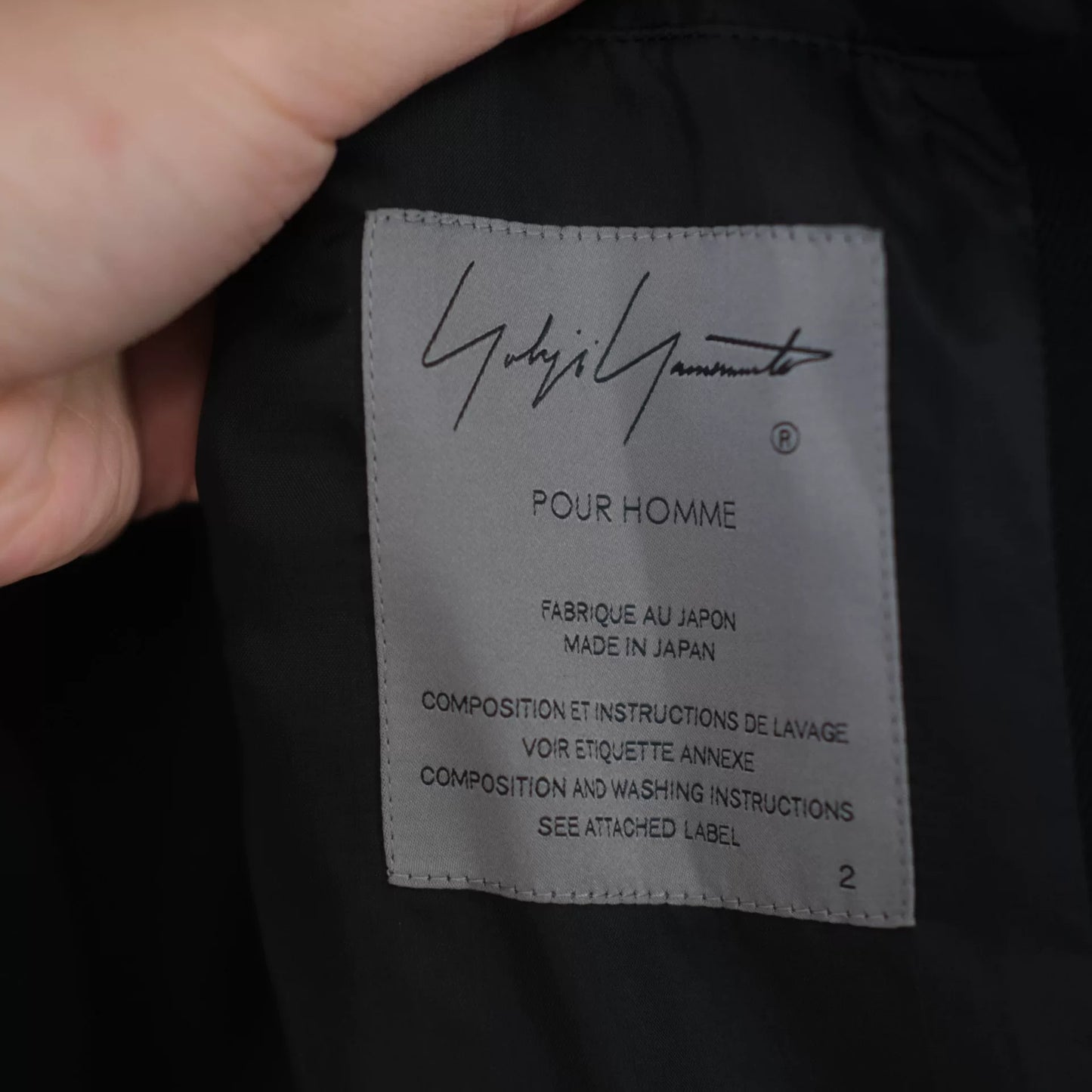 Yohji Yamamoto Rual Tie Jacket