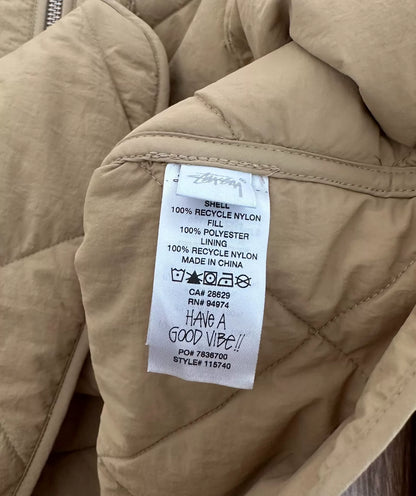 stussy 23fw 8-ball quilted liner jacket