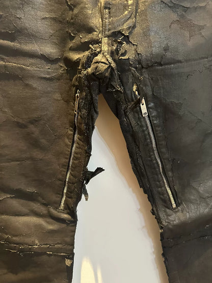 Givenchy MMW Black Paint Splash Jeans