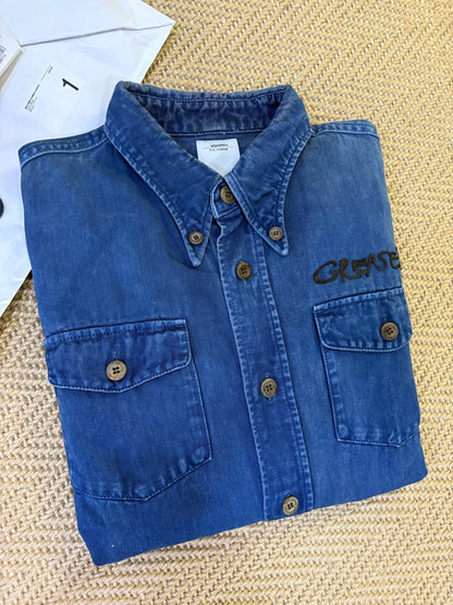 VISVIM 15ss WALLY SHIRT L/S Indigo