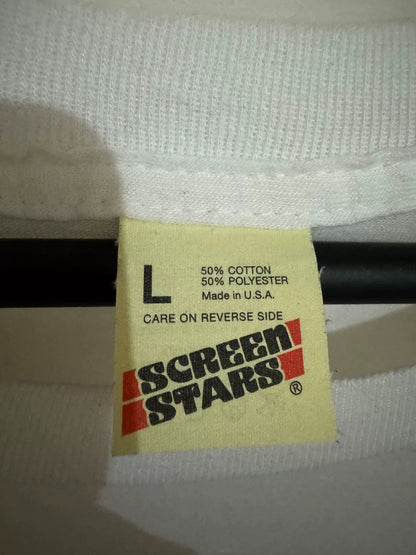 vintage 90s slogan tee shirt