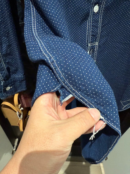 Freewheelers Conductor Work Shirt in Blue