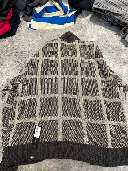 CAVEMPT Mesh Knit Sweater Coat