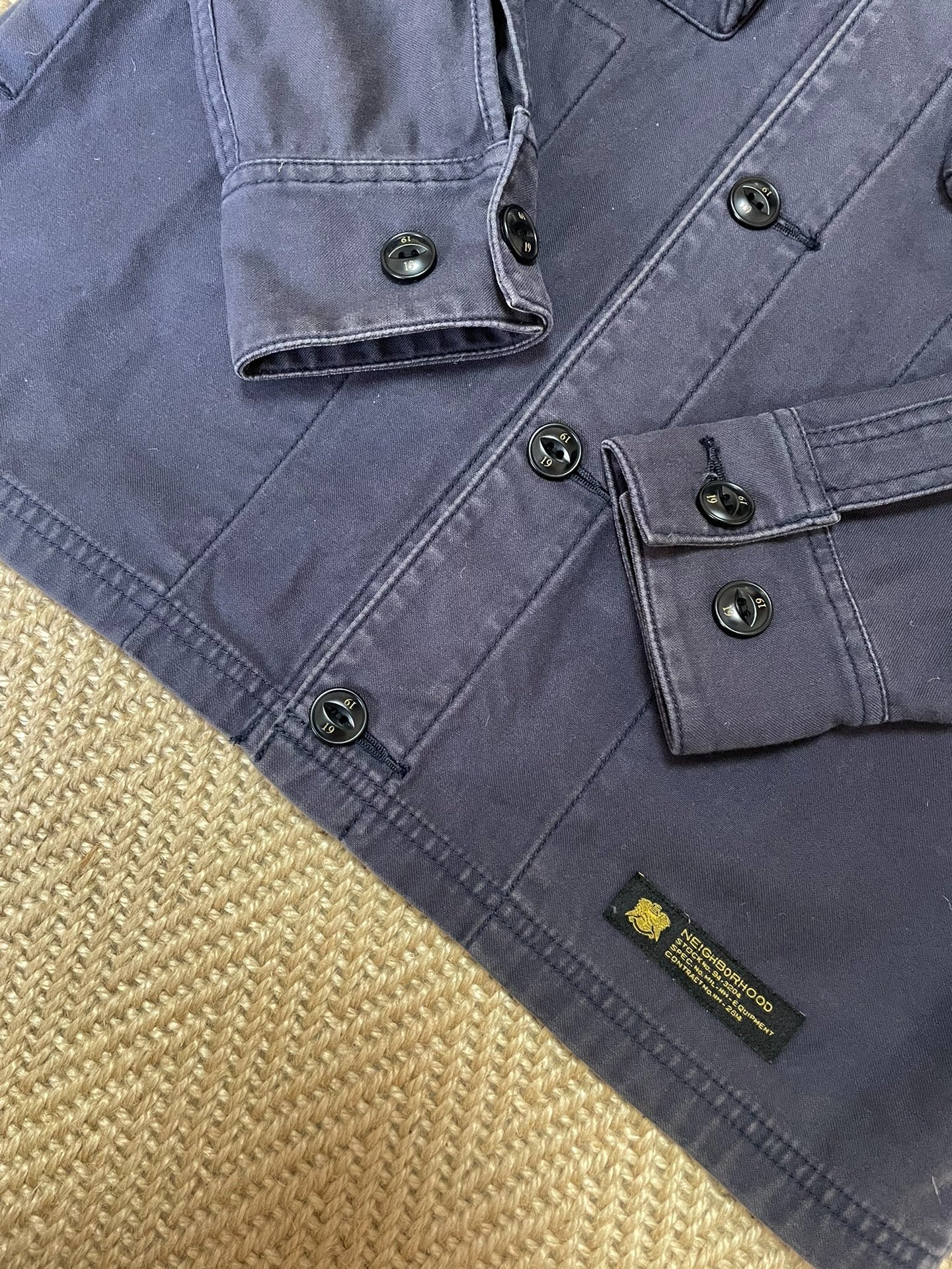 NEIGHBORHOOD BDU 4-Pocket Washed Utility Jacket